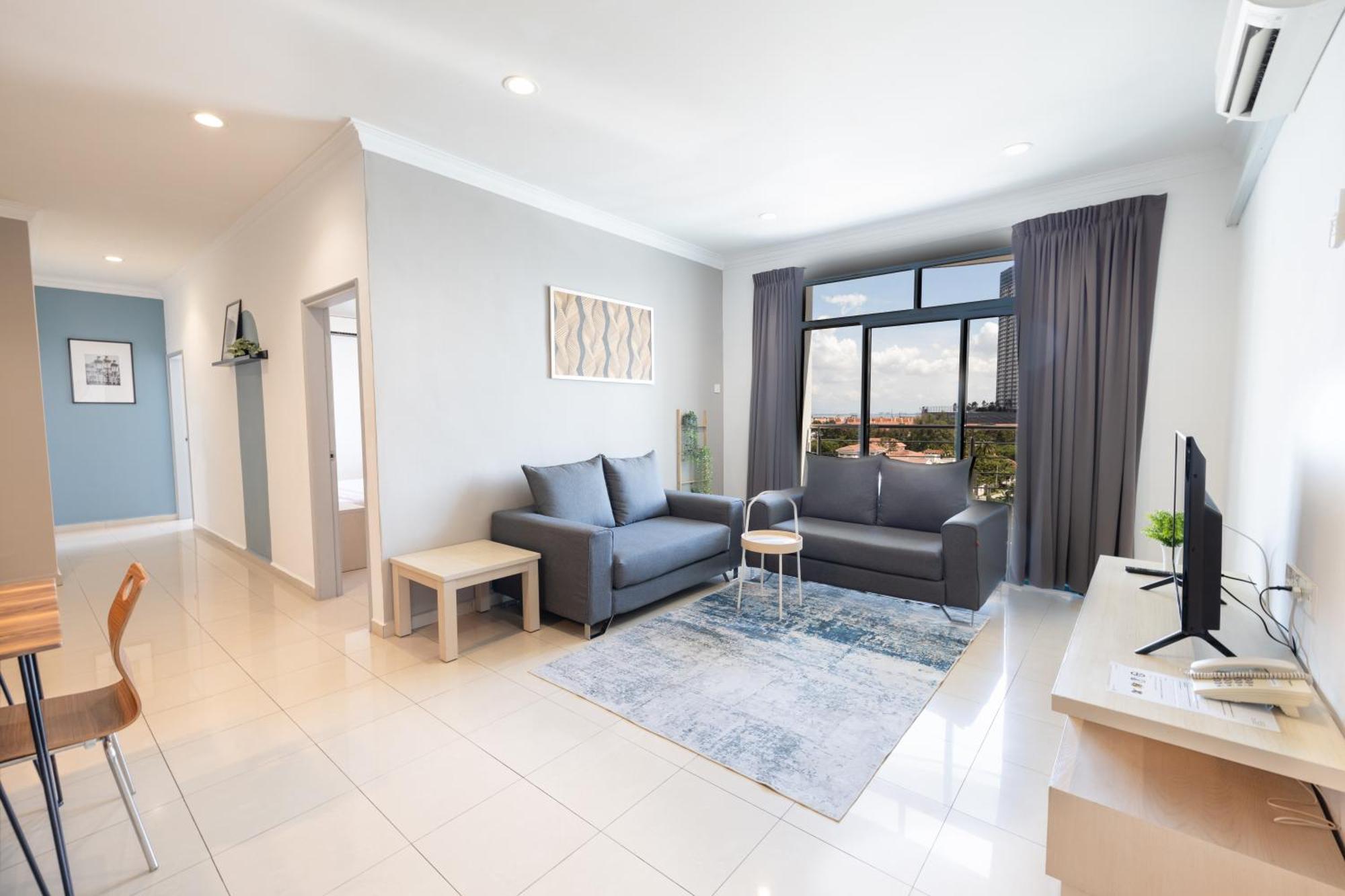 Golden View Serviced Apartments Tanjung Tokong Bagian luar foto