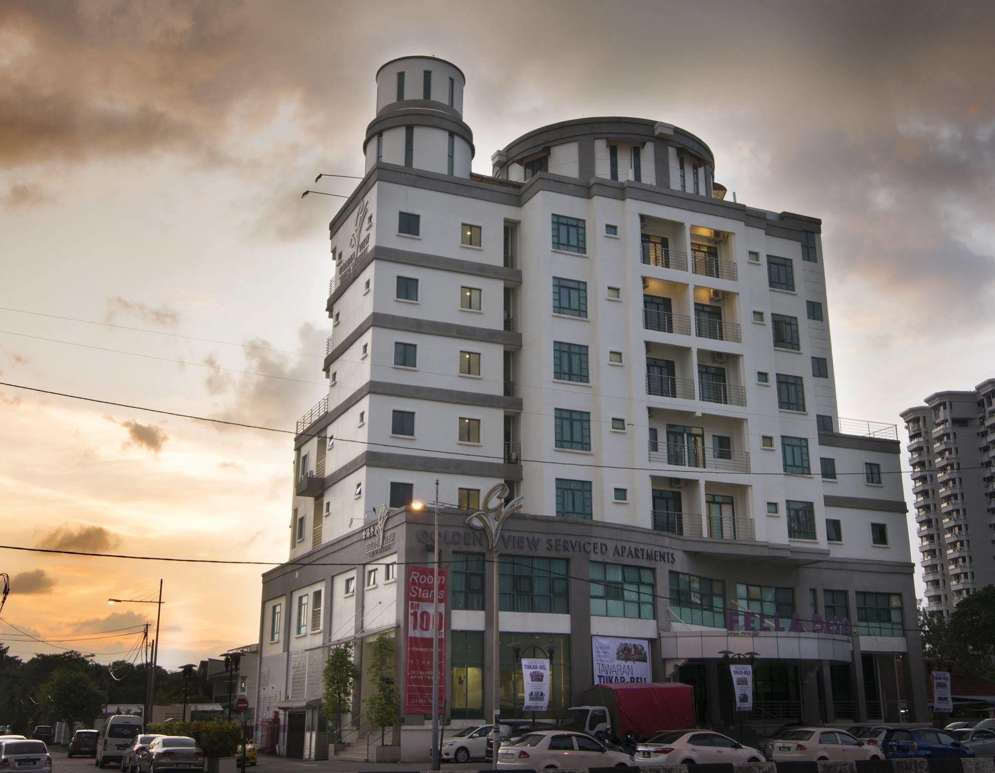 Golden View Serviced Apartments Tanjung Tokong Bagian luar foto